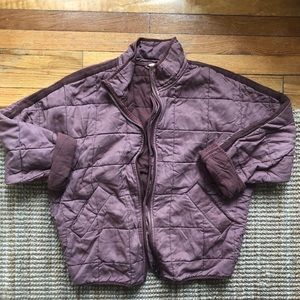 Free people Dolman quilted knit  jacket small